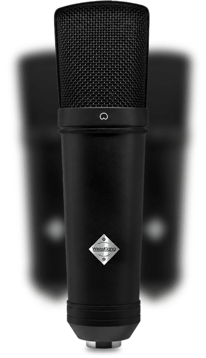 WeissKlang V13 Special Edition large-diaphragm condenser microphone in black