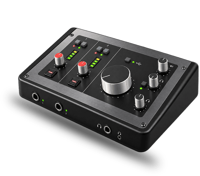 Audiointerface mit einem linearen Mikrofonvorverstärker