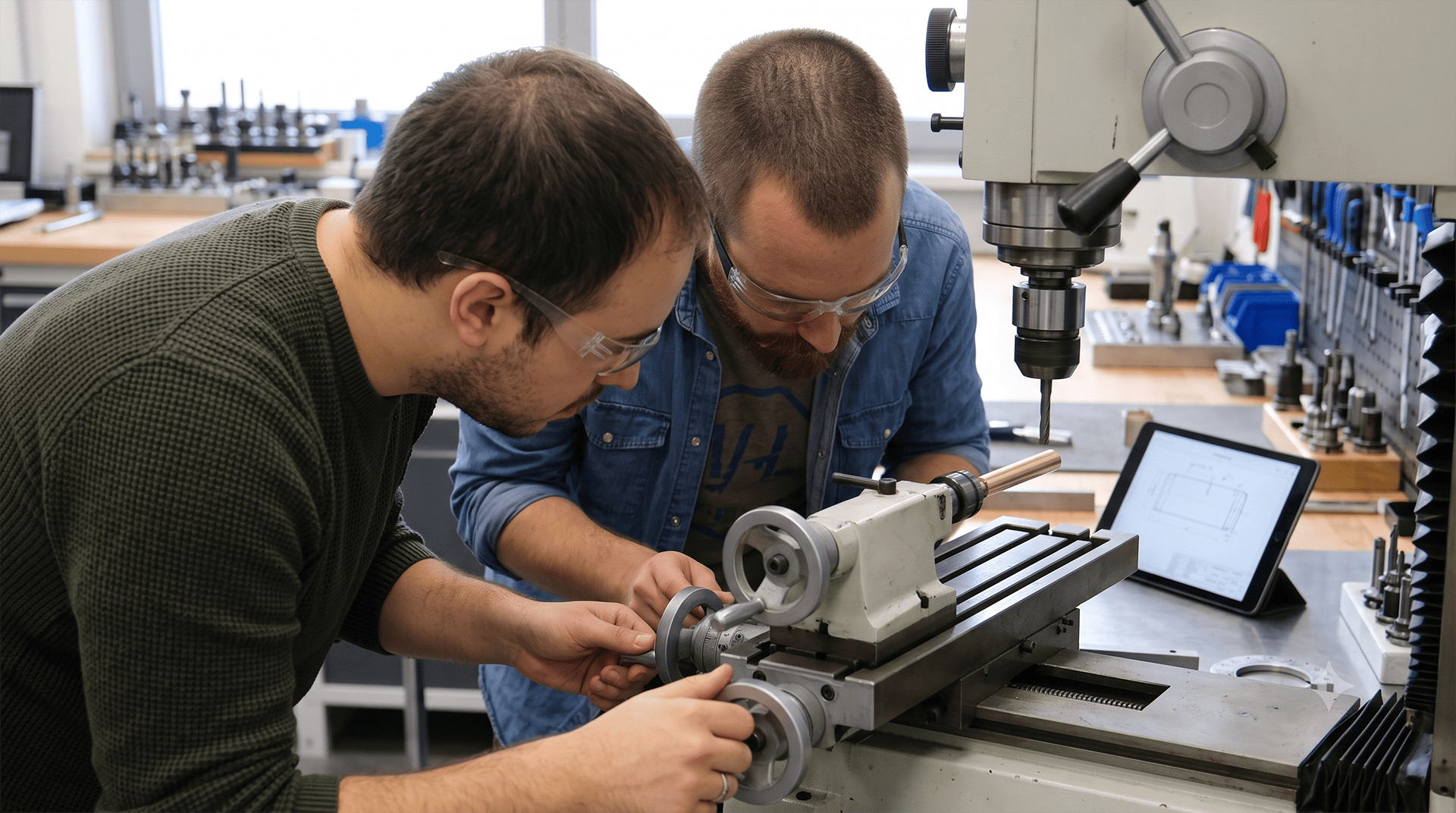 Precision manufacturing in the WeissKlang workshop