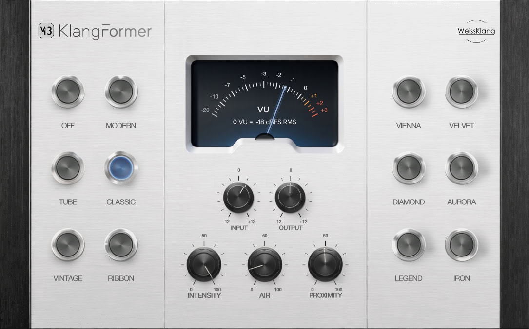 WeissKlang V13 KlangFormer plug-in interface