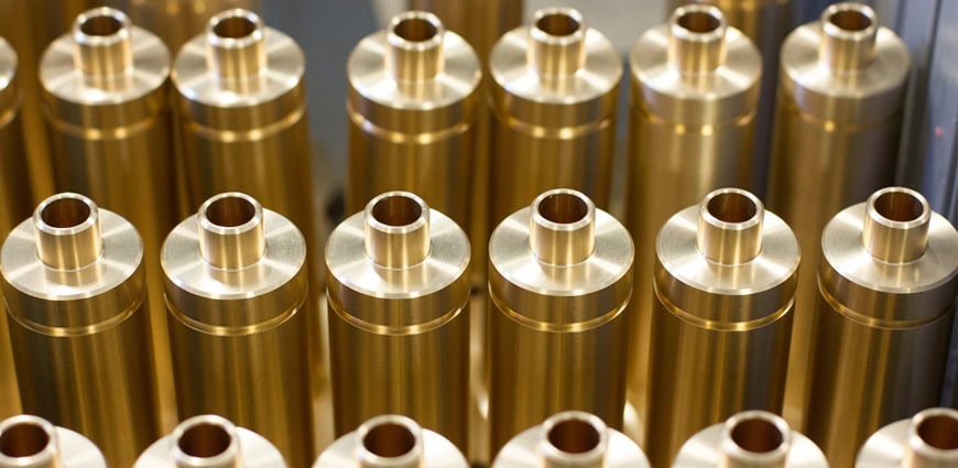 Precision-machined brass components for WeissKlang microphones