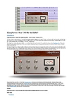 Preview: Gearnews.de - article about V13 KlangFormer