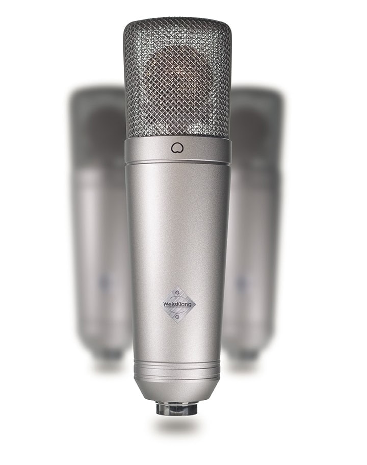 WeissKlang V13 large-diaphragm condenser microphone in champagne